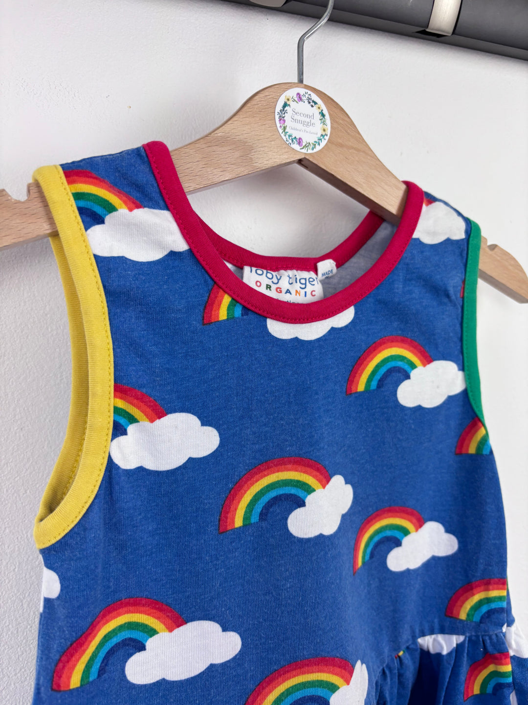 Toby Tiger Rainbow Dress 1-2 Years-Dresses-Second Snuggle Preloved