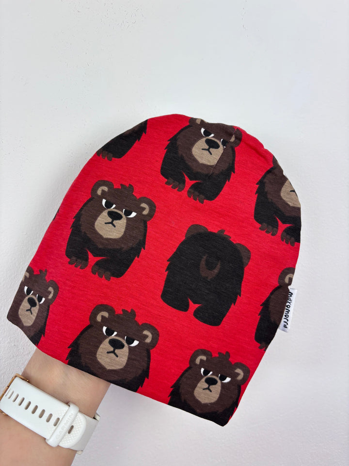Maxomorra Bears Hat 6 Months (44/46)-Hats-Second Snuggle Preloved