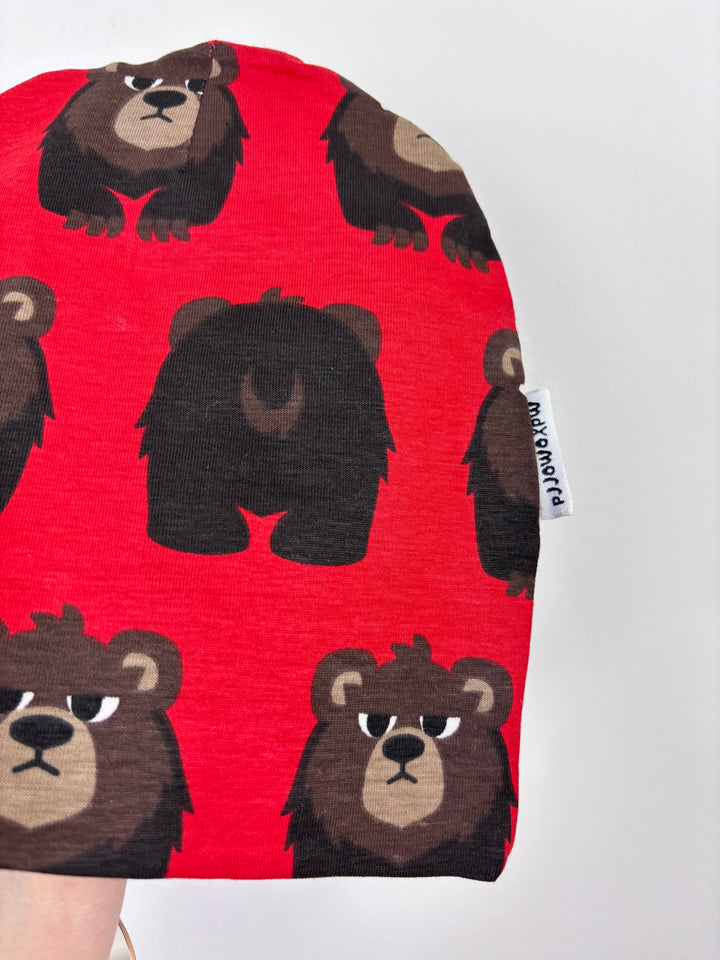 Maxomorra Bears Hat 6 Months (44/46)-Hats-Second Snuggle Preloved