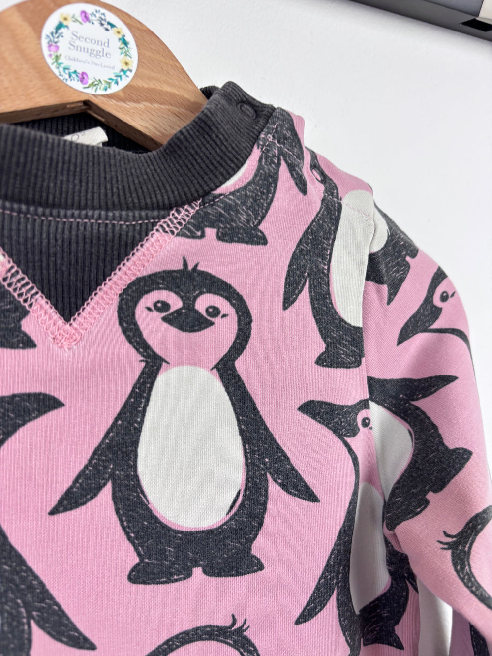 Maxomorra Penguin Jumper 18-24 Months-Jumpers-Second Snuggle Preloved