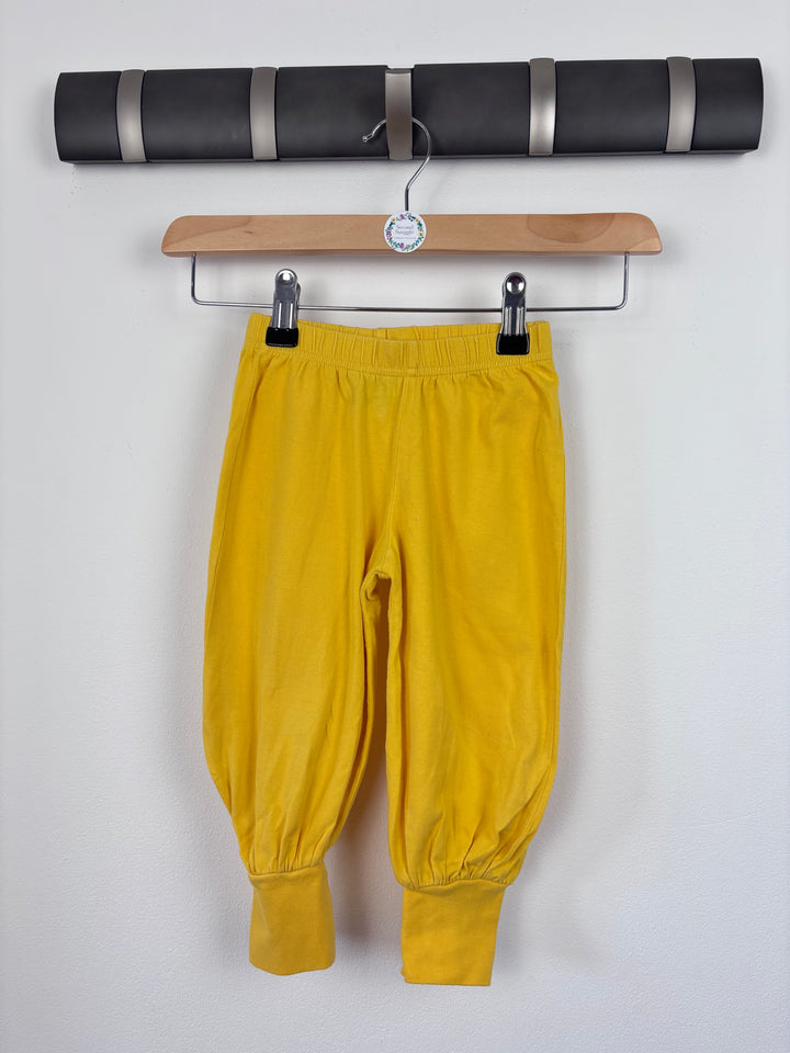 More Than A Fling Yellow Leggings 74/80 (9-12 Months)-Leggings-Second Snuggle Preloved