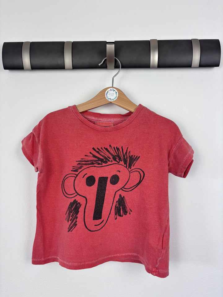 Bobo Choses Monkey T-shirt 18-24 Months-Tops-Second Snuggle Preloved