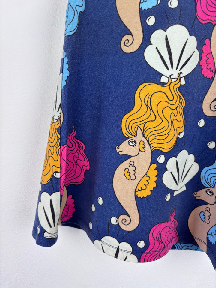Mini Rodini Seahorse Dress 80/86 (12-18 Months)-Dresses-Second Snuggle Preloved