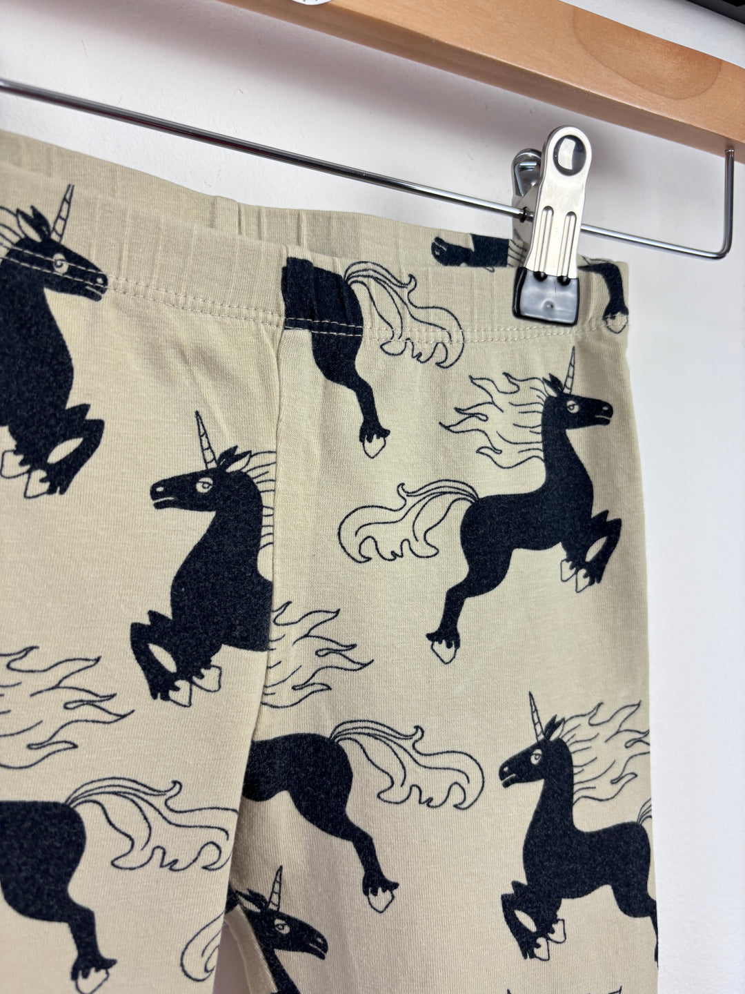 Mini Rodini Unicorn Leggings 92/98 (2-3 Years)-Leggings-Second Snuggle Preloved