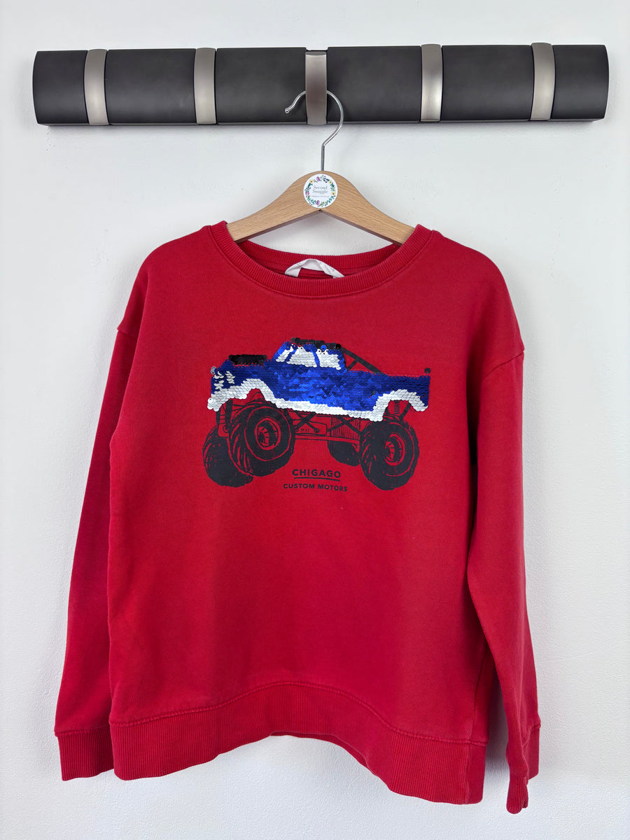 Mango Monster Truck Jumper 7-8 Years-Jumpers-Second Snuggle Preloved