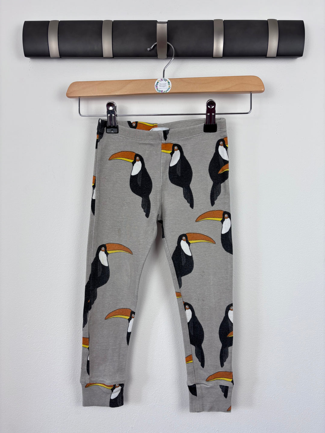 Mini Rodini Toucan Leggings 92/98 (2-3 Years)-Leggings-Second Snuggle Preloved
