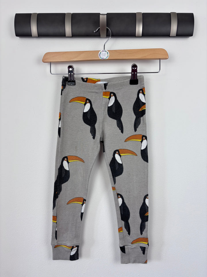 Mini Rodini Toucan Leggings 92/98 (2-3 Years)-Leggings-Second Snuggle Preloved