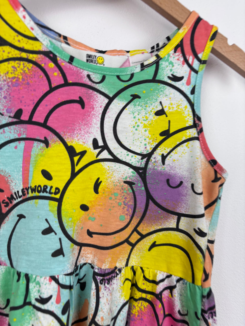 H&M Smiley World Dress 4-6 Years-Dresses-Second Snuggle Preloved