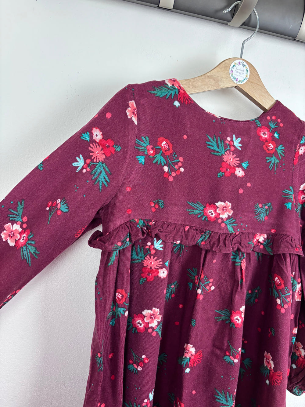 M&S Floral Dress 5-6 Years-Dresses-Second Snuggle Preloved
