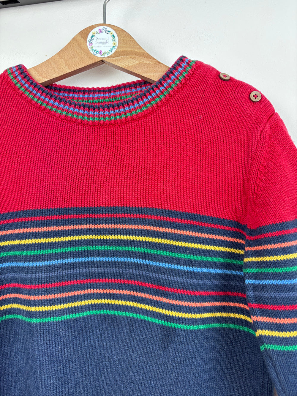 Next Rainbow Jumper 4-5 Years - PLAY-Jumpers-Second Snuggle Preloved