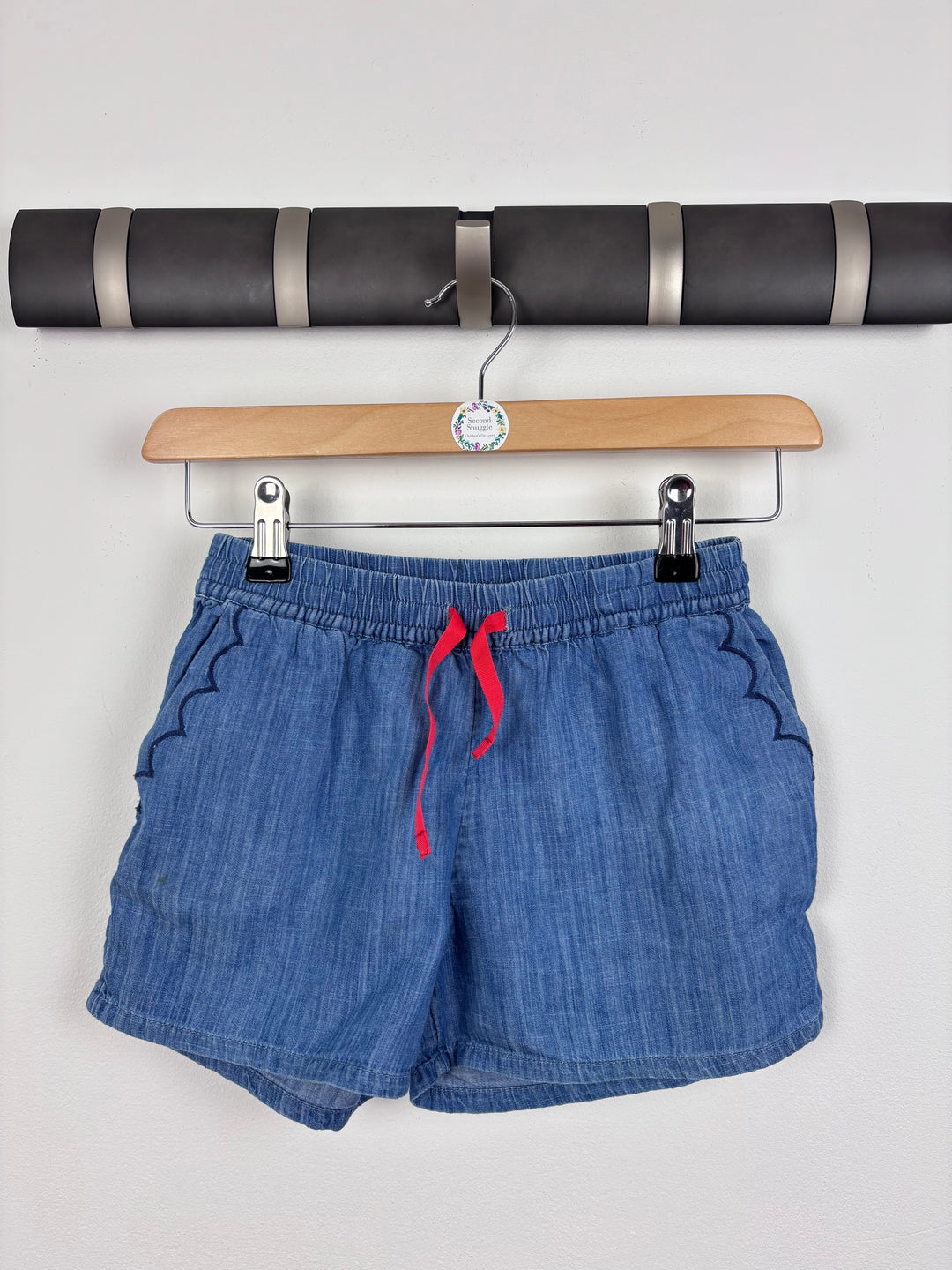 Mini Boden Denim Look Shorts 9 Years-Shorts-Second Snuggle Preloved
