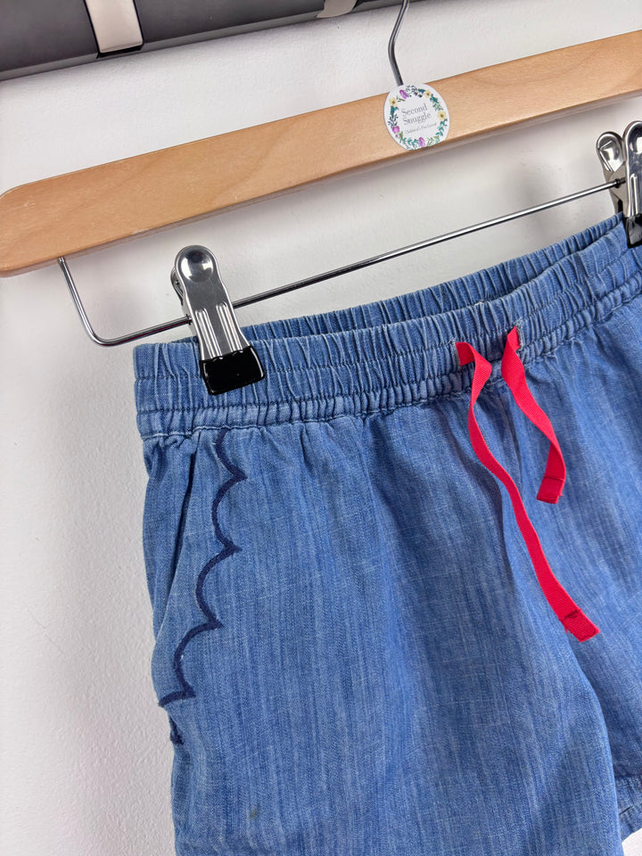 Mini Boden Denim Look Shorts 9 Years-Shorts-Second Snuggle Preloved