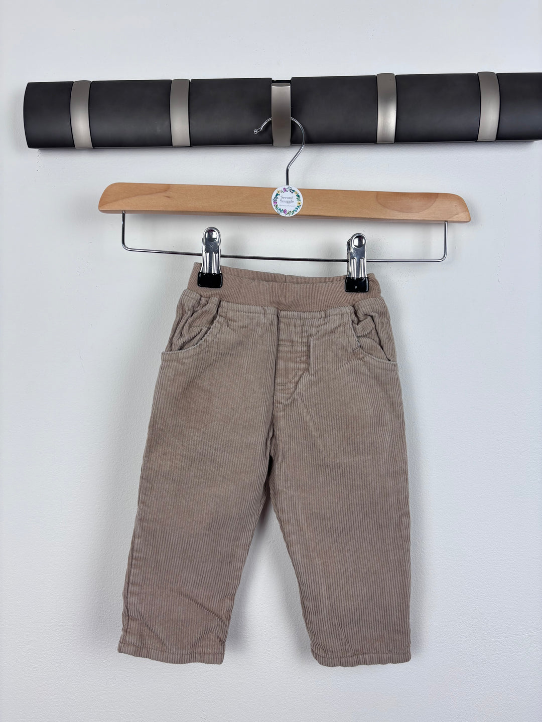 JoJo Maman Bebe Lined Cord Trousers 3-6 Months-Trousers-Second Snuggle Preloved