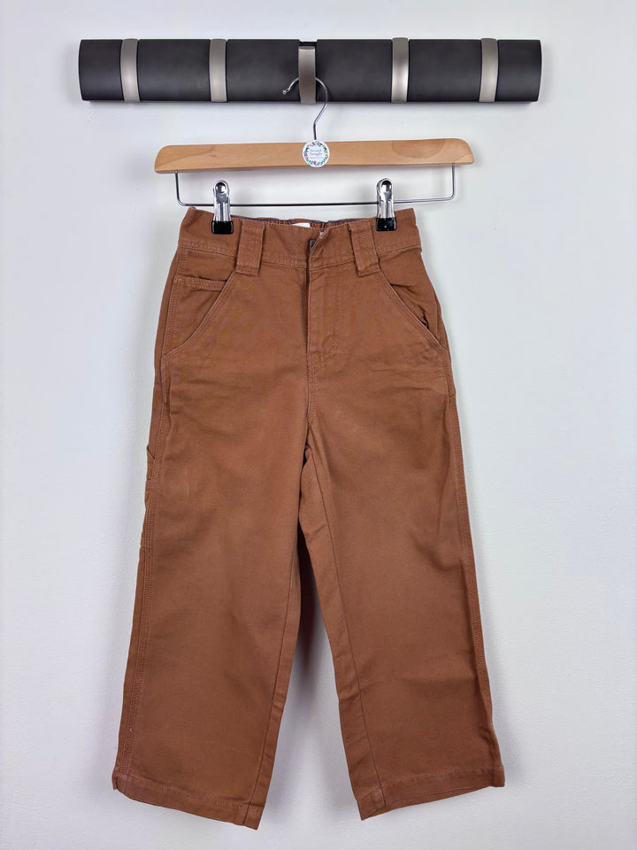 Mini Boden Brown Trousers 5 Years-Trousers-Second Snuggle Preloved