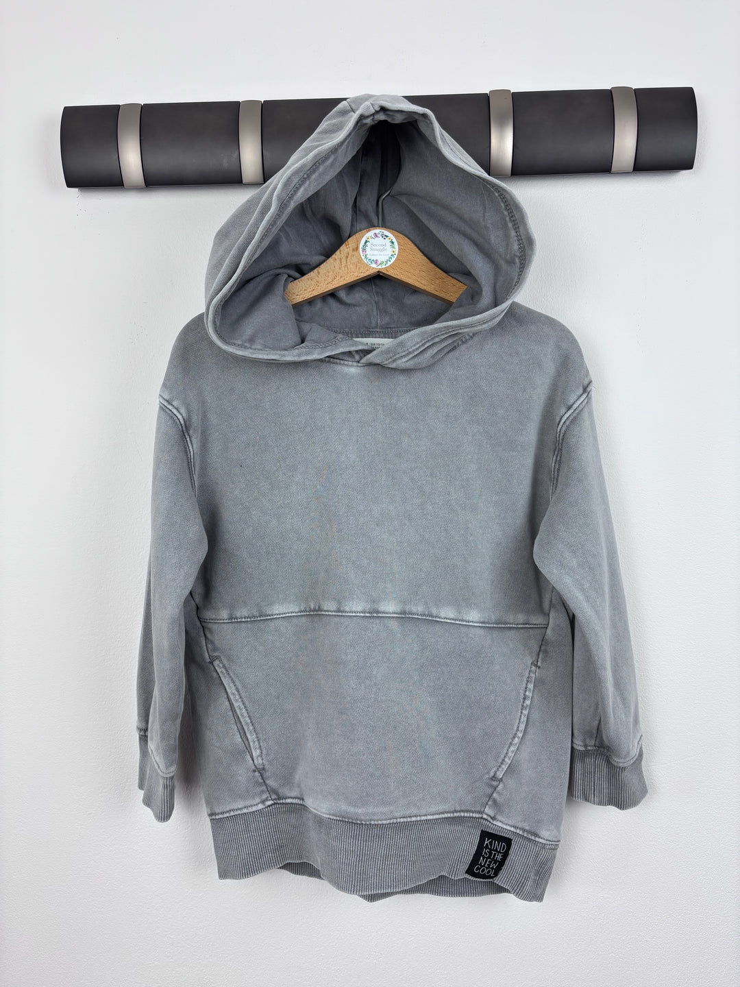 H&M Grey Hoodie 4-6 Years-Hoodies-Second Snuggle Preloved