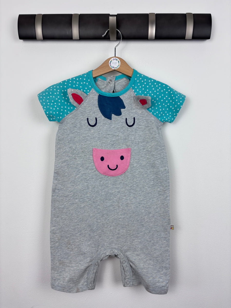 Frugi Horse Romper 18-24 Months-Rompers-Second Snuggle Preloved