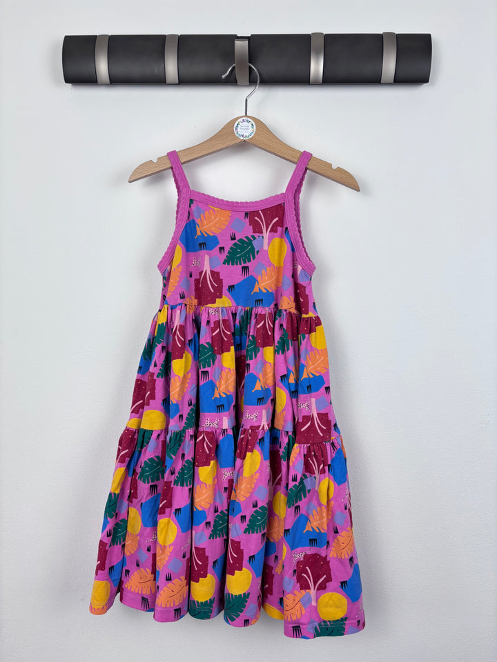 Next Pink Tiered Dress 5-6 Years-Dresses-Second Snuggle Preloved