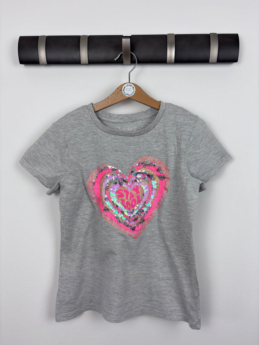 Nutmeg Sequin Top 9-10 Years-Tops-Second Snuggle Preloved