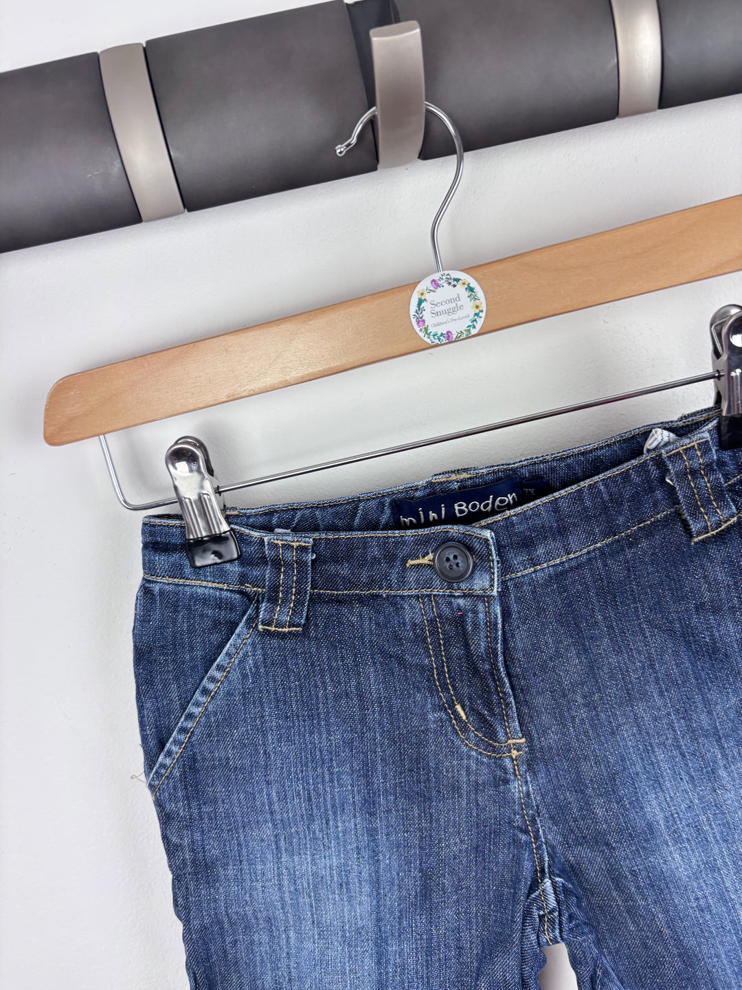 Mini Boden Denim Shorts 7 Years-Shorts-Second Snuggle Preloved