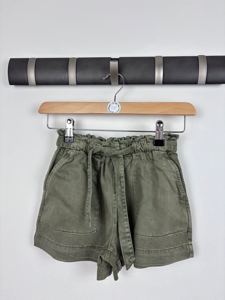Next Green Paperbag Shorts 6 Years-Shorts-Second Snuggle Preloved