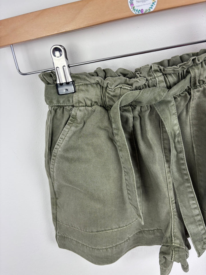 Next Green Paperbag Shorts 6 Years-Shorts-Second Snuggle Preloved