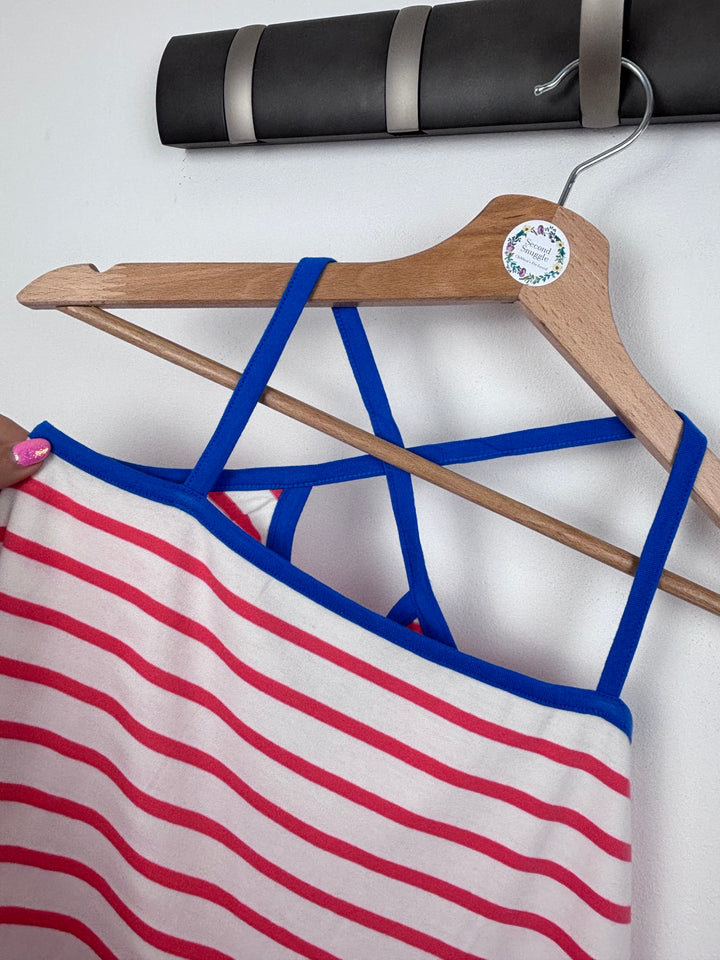 Mini Boden Red Stripe Dress 11-12 Years-Dresses-Second Snuggle Preloved