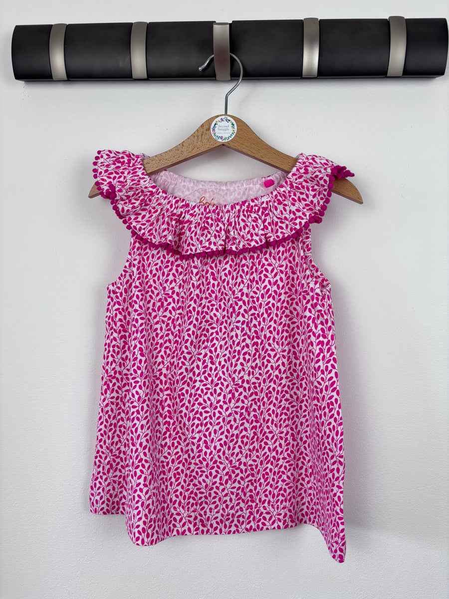 Boden Pink & White Summers Top 5-6 Years-Tops-Second Snuggle Preloved