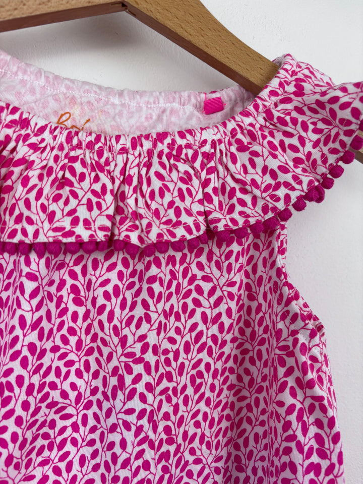 Boden Pink & White Summers Top 5-6 Years-Tops-Second Snuggle Preloved
