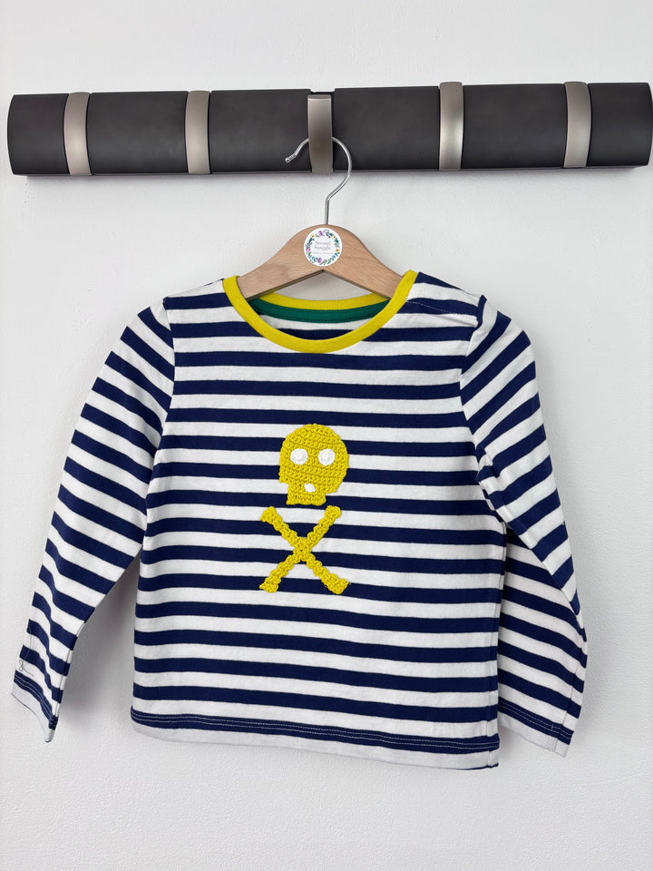 Baby Boden Skull & Cross Bones Top-Tops-Second Snuggle Preloved