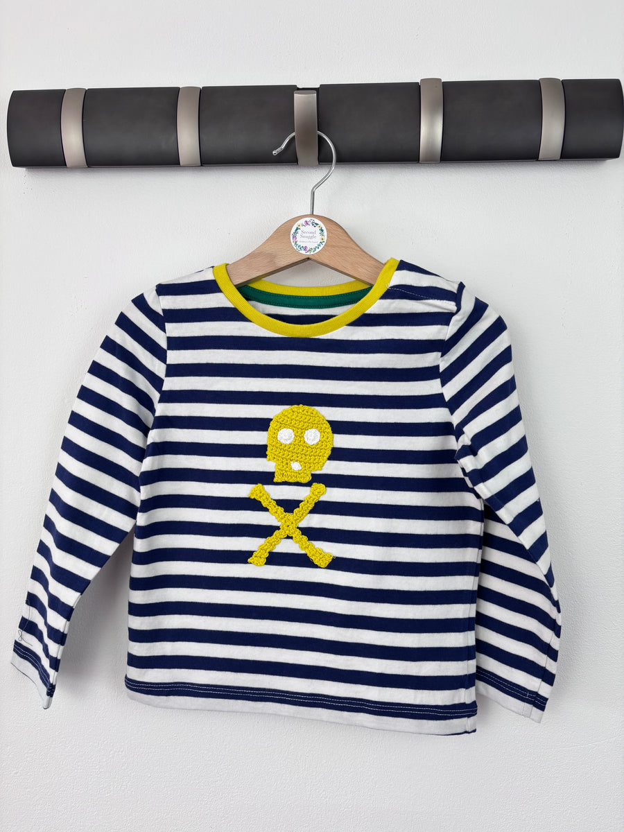 Baby Boden Skull & Cross Bones Top-Tops-Second Snuggle Preloved