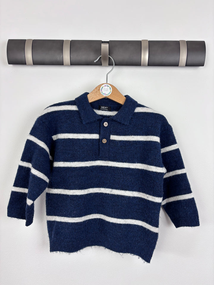 Next Fleece Long Sleeve Top 12-18 Months-Tops-Second Snuggle Preloved