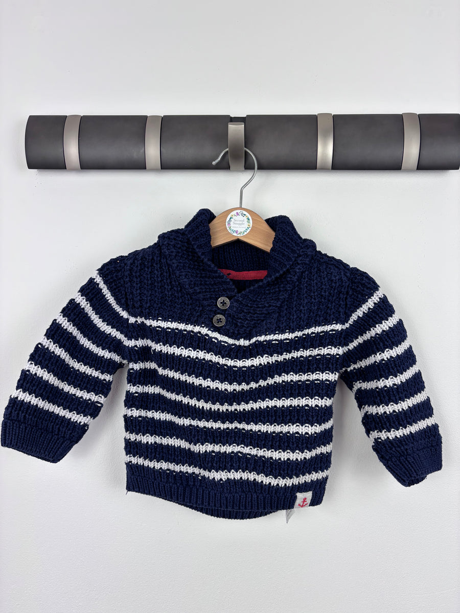 M&S Stripe Jumper 12-18 Months-Jumpers-Second Snuggle Preloved