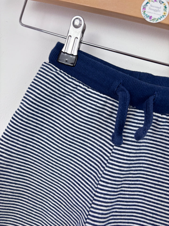 M&S Stripe Joggers 9-12 Months-Trousers-Second Snuggle Preloved