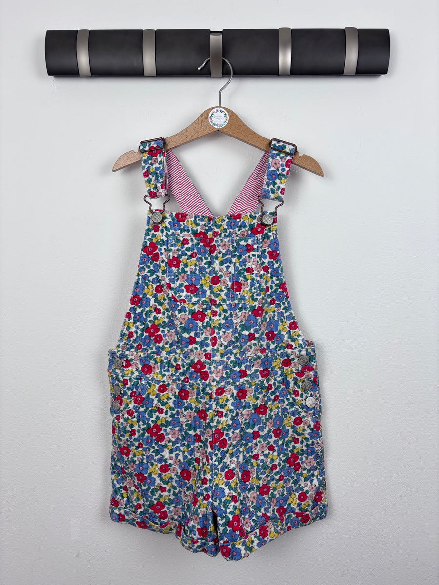 Mini Boden Floral Short Dungarees 7-8 Years-Dungarees-Second Snuggle Preloved