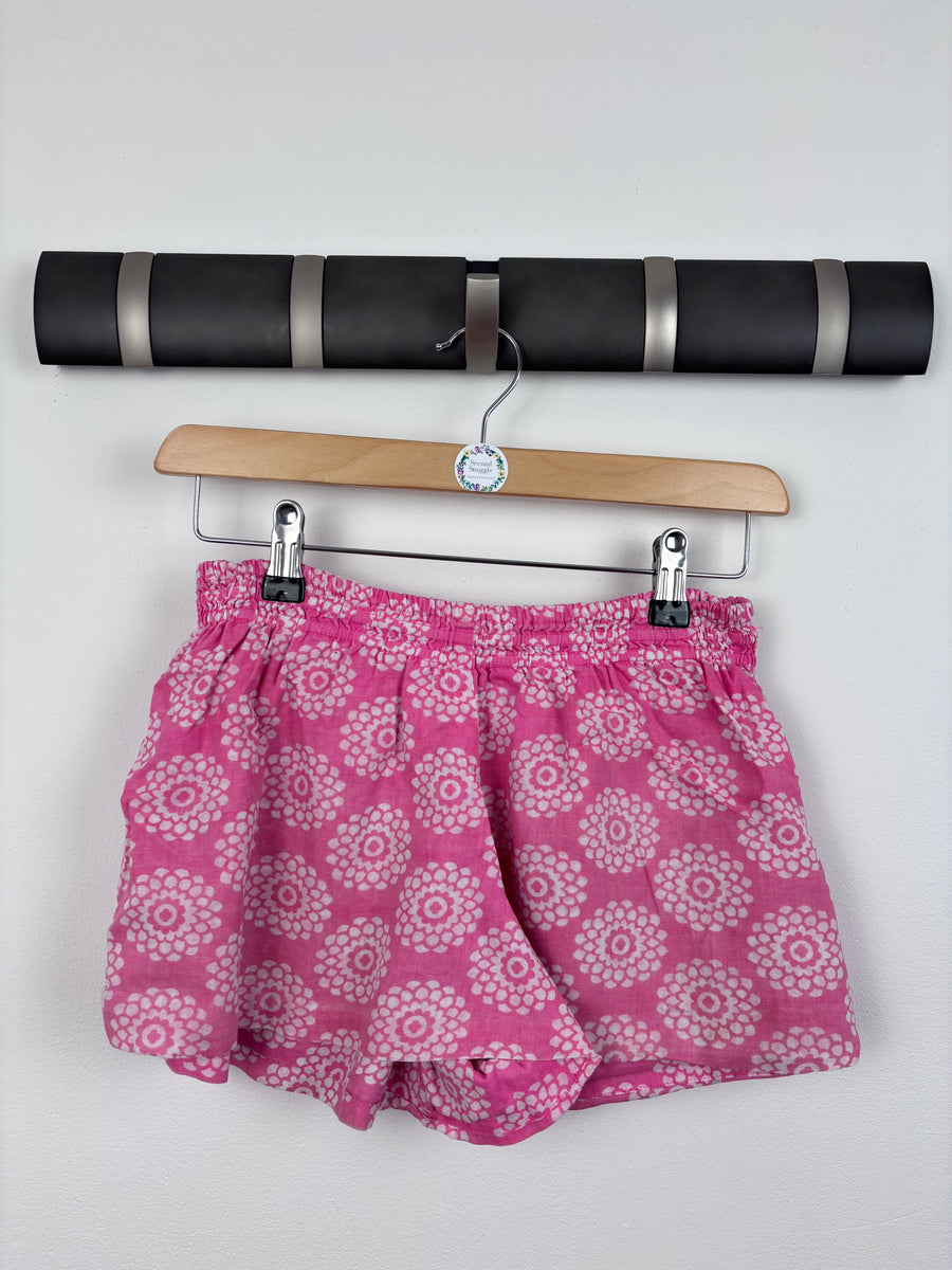 Boden Pink Pattern Shorts 6-7 Years-Shorts-Second Snuggle Preloved