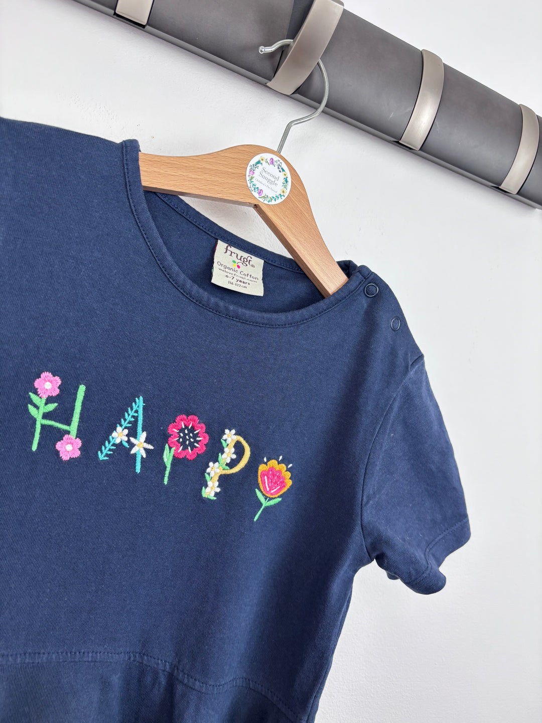 Frugi Happy Skater Dress 6-7 Years-Dresses-Second Snuggle Preloved