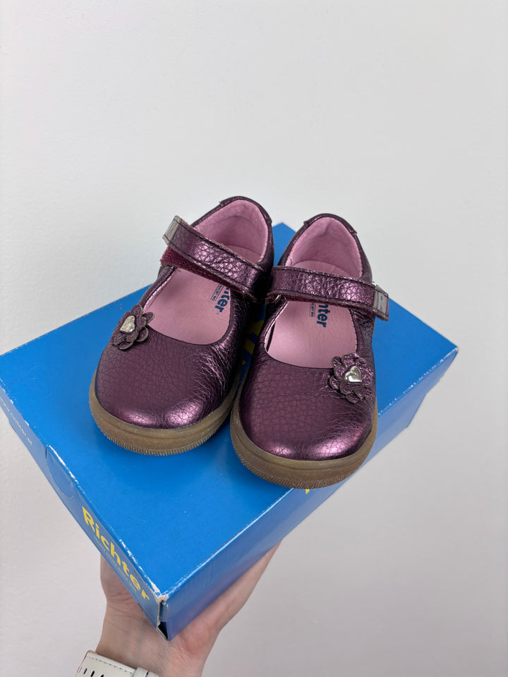 Richter Metallic Purple Shoes UK 4.5 EU 21-Shoes-Second Snuggle Preloved
