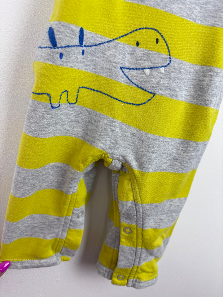 M&S Stripe Dungarees 6-9 Months-Dungarees-Second Snuggle Preloved