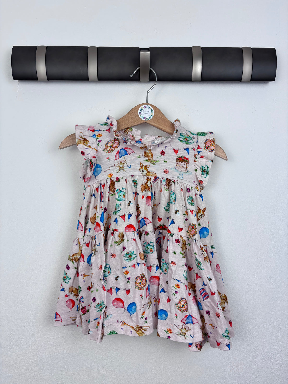 Next Jubilee Print Dress 6–9 Months-Dresses-Second Snuggle Preloved