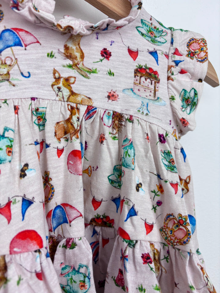 Next Jubilee Print Dress 6–9 Months-Dresses-Second Snuggle Preloved