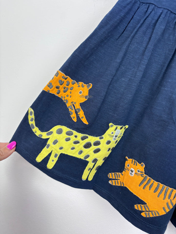 Blue Zoo Navy Animal Appliqué Dress 6–9 Months-Dresses-Second Snuggle Preloved
