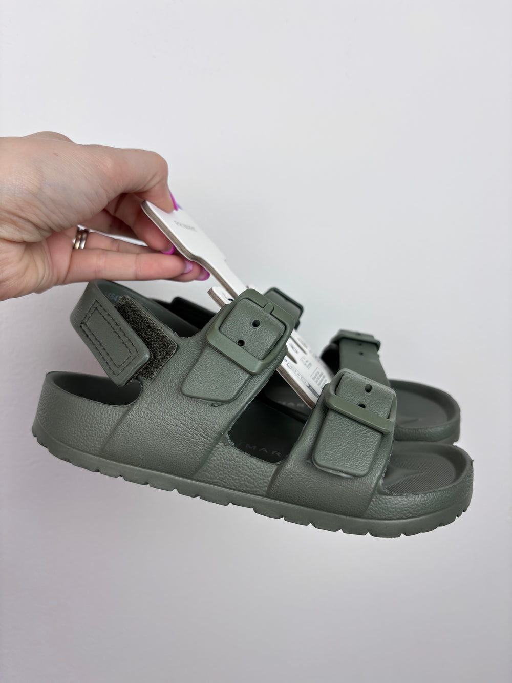 Primark Green Sandals UK 10-Sandals-Second Snuggle Preloved
