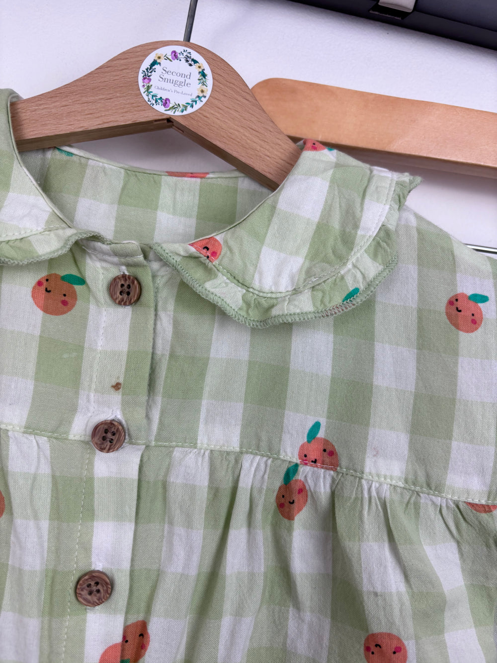 George Green Gingham Fruit Set 2–3 Years-Sets-Second Snuggle Preloved