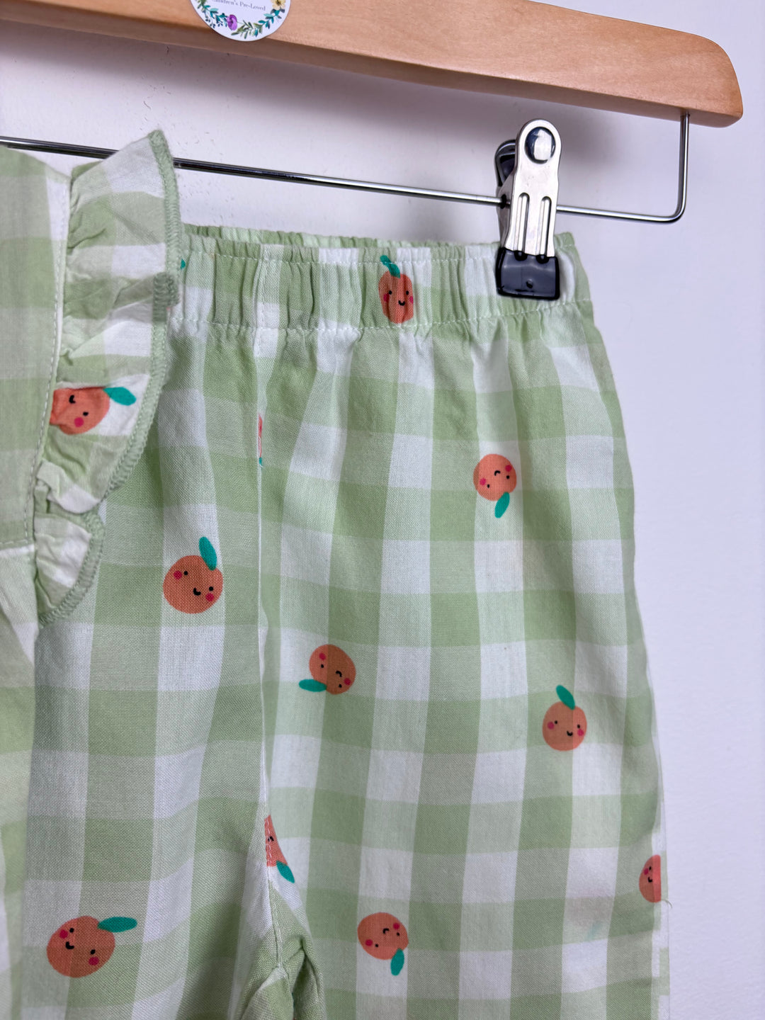 George Green Gingham Fruit Set 2–3 Years-Sets-Second Snuggle Preloved