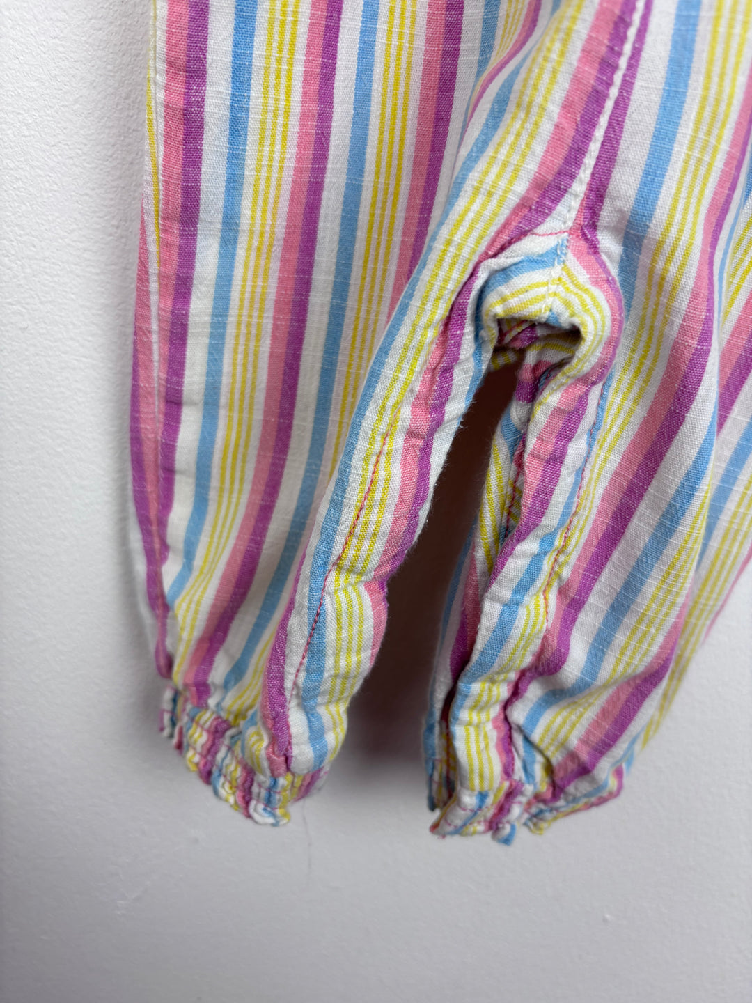 Hatley Rainbow Stripe Romper 6–9 Months-Rompers-Second Snuggle Preloved