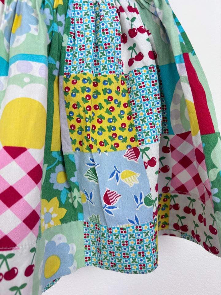 Little Bird Patchwork Print Skirt 2–3 Years-Skirts-Second Snuggle Preloved
