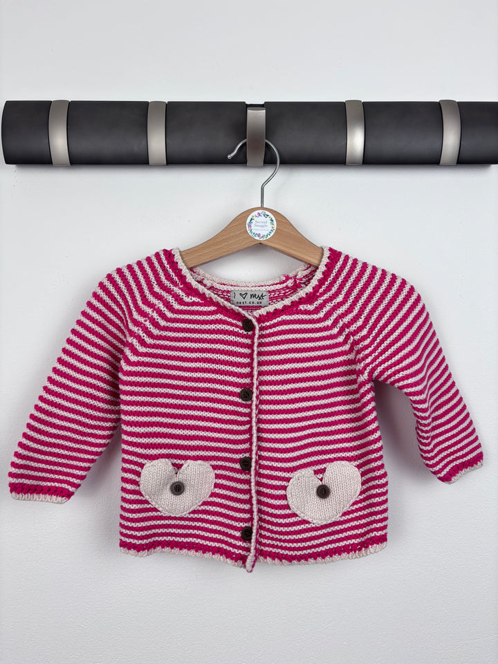 Next Striped Cardigan 6–9 Months-Cardigans-Second Snuggle Preloved