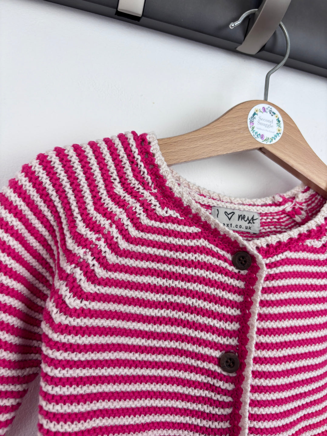 Next Striped Cardigan 6–9 Months-Cardigans-Second Snuggle Preloved
