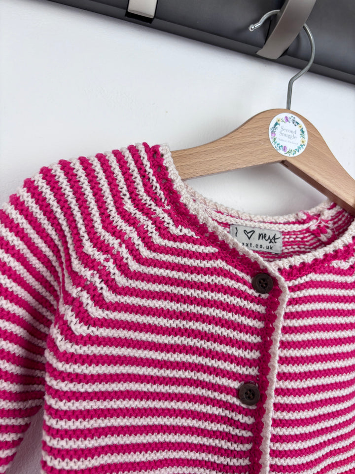 Next Striped Cardigan 6–9 Months-Cardigans-Second Snuggle Preloved