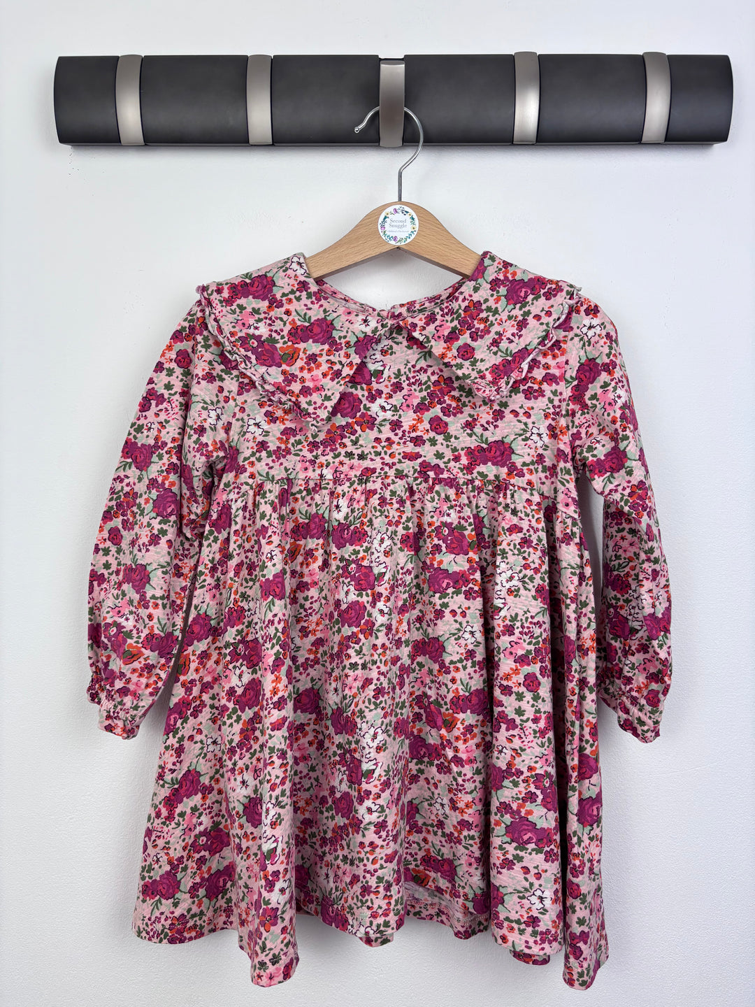 Next Floral Long Sleeve Dress 2–3 Years-Dresses-Second Snuggle Preloved